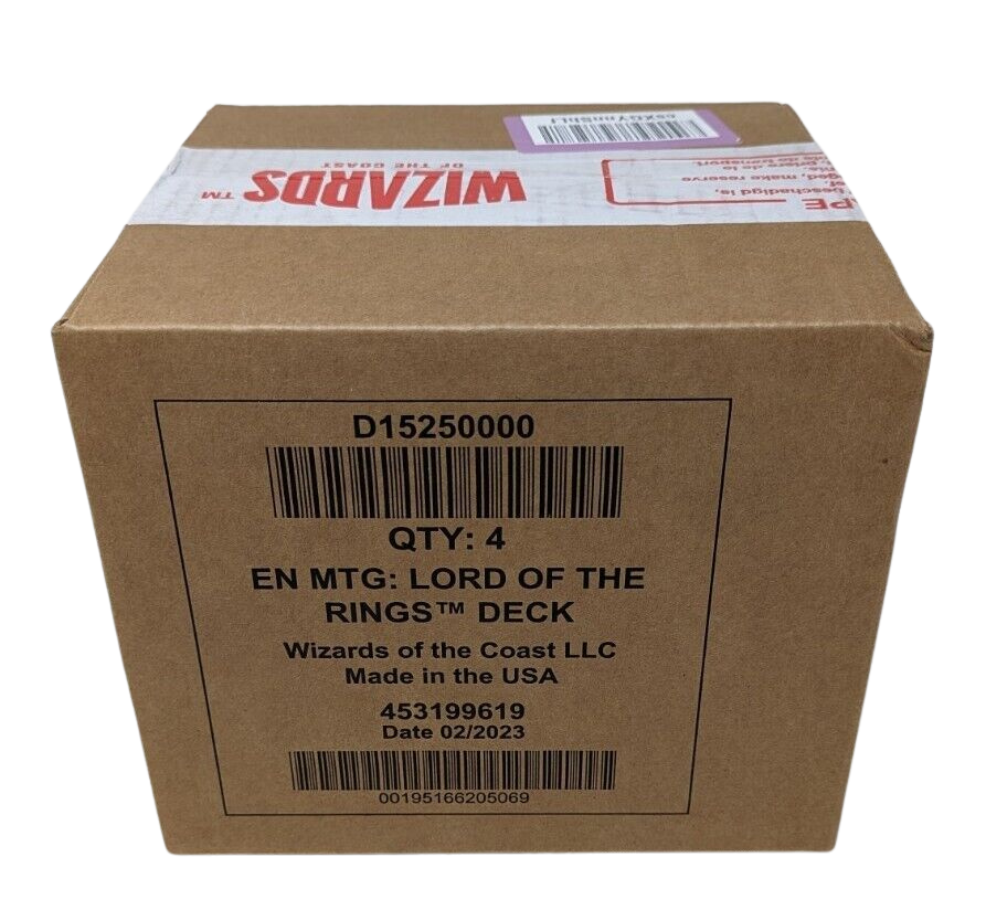 MTG LOTR Commander Bundle – 4 Commander Decks | CollectorShop Maroc