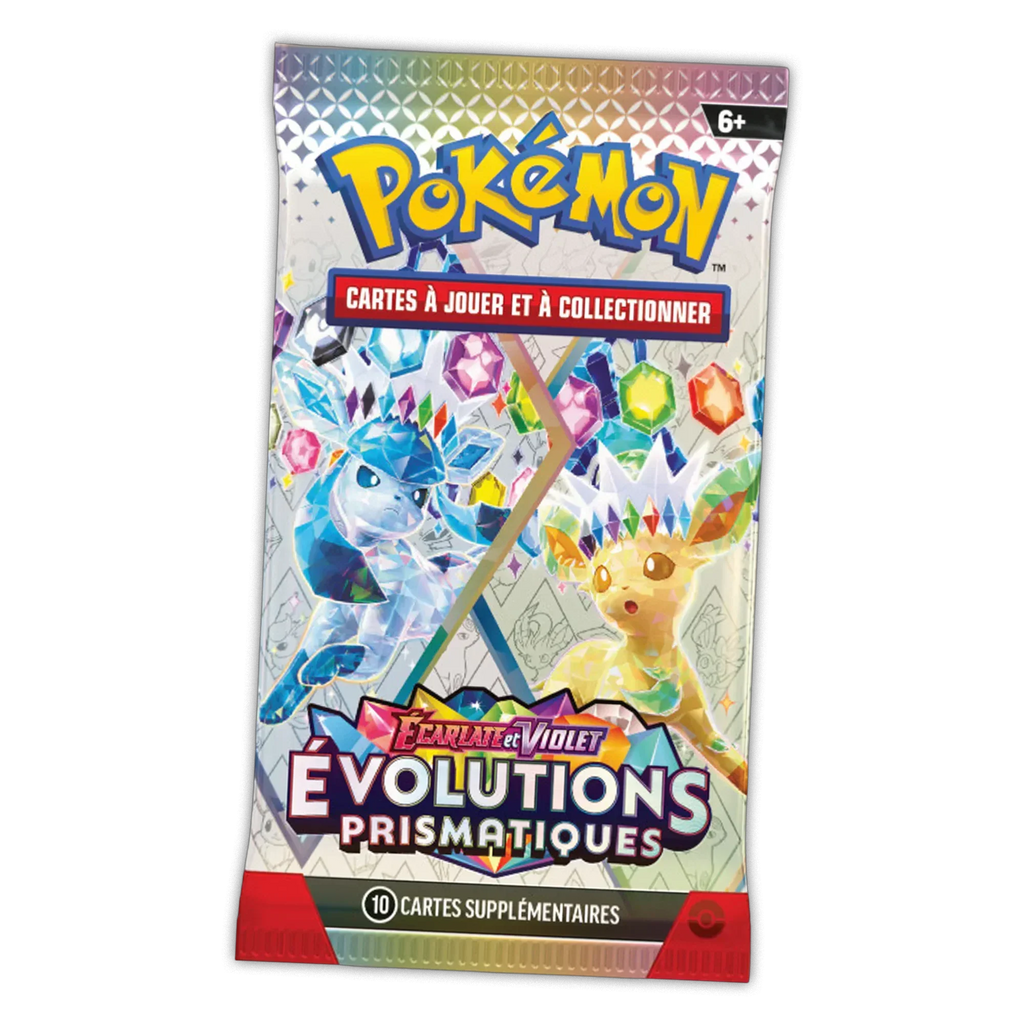 Bundles 6 Boosters Pokémon EV8.5 - Evolutions Prismatiques | Collectorshop Maroc