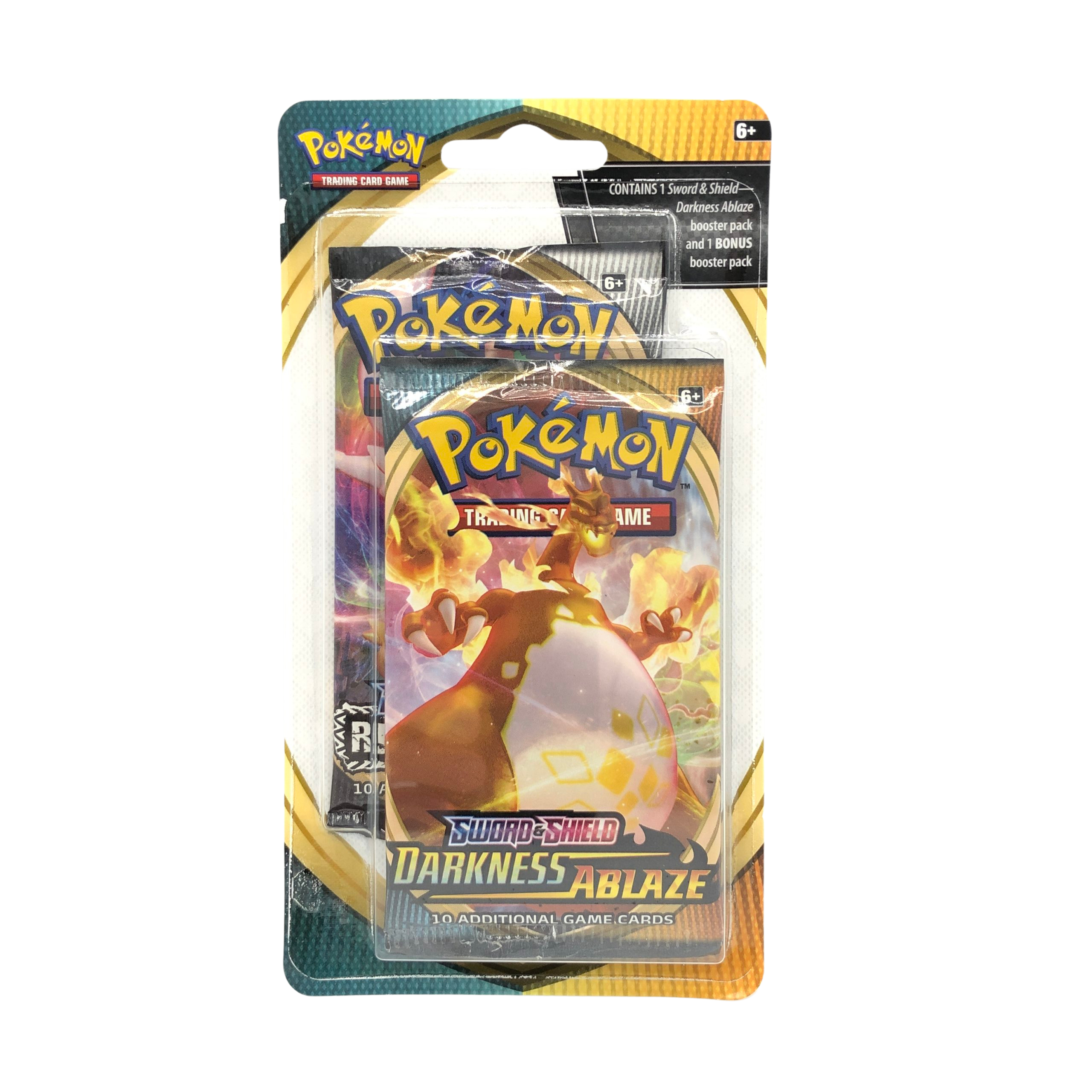 Booster x2 Sword and Shield - Darkness Ablaze & Rebel Clash Bonus Pack Blister | Collectorshop Maroc