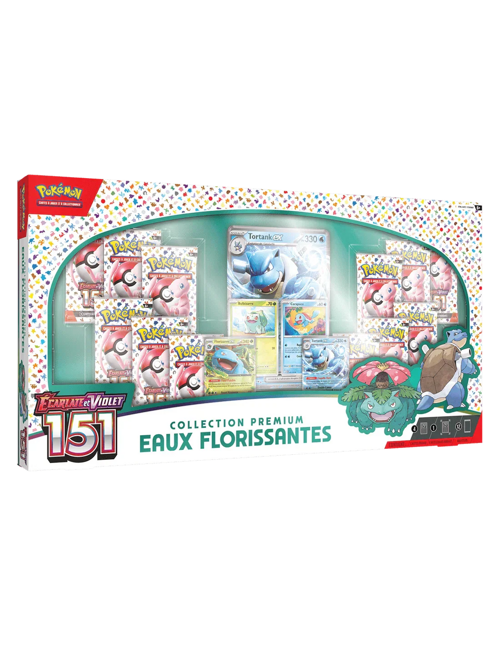Coffret Pokemon Collection Premium Eaux Florissantes EV3.5 - 151 | Collectorshop Maroc