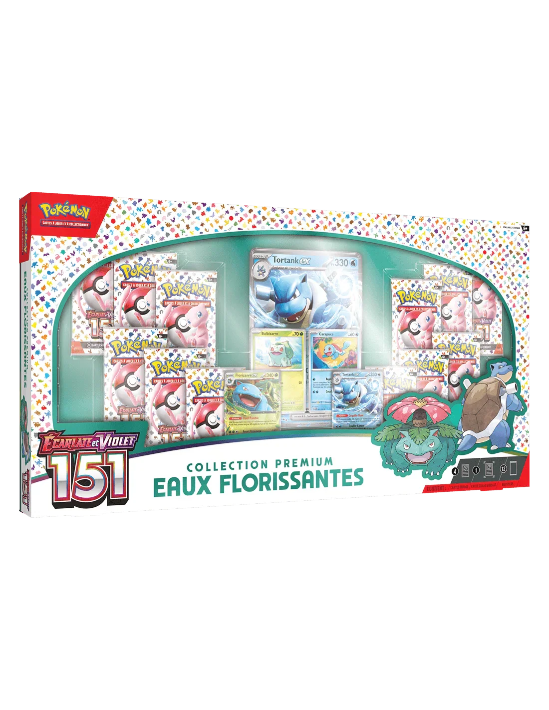 Coffret Pokemon Collection Premium Eaux Florissantes EV3.5 - 151 | Collectorshop Maroc