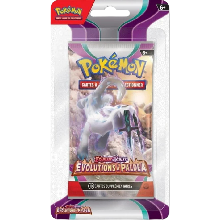 Artset de 5 Boosters Pokémon Blister Evolutions à Paldea - EV02 | Collectorshop Maroc