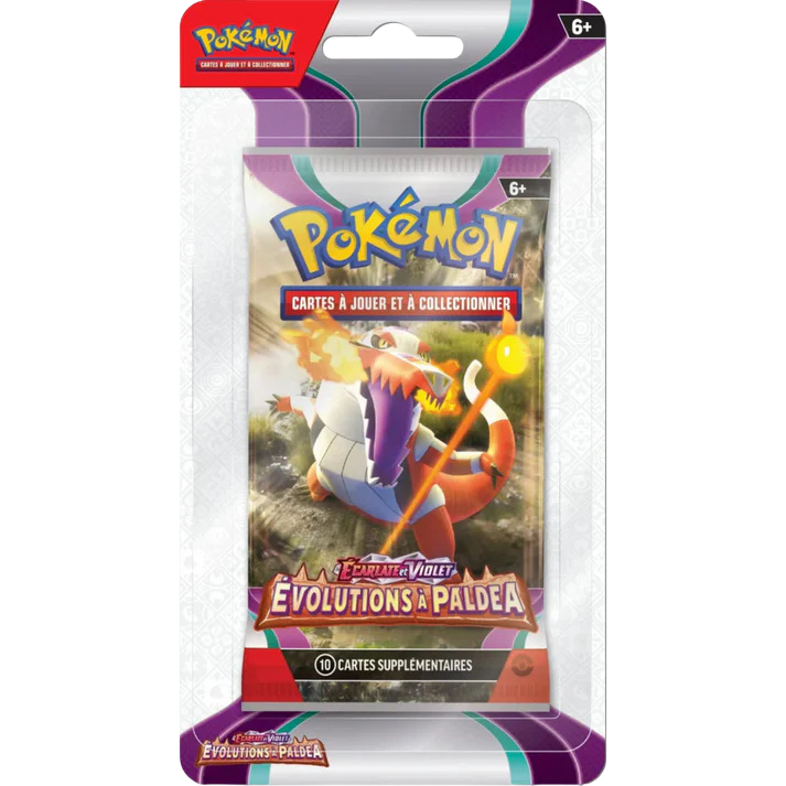 Artset de 5 Boosters Pokémon Blister Evolutions à Paldea - EV02 | Collectorshop Maroc