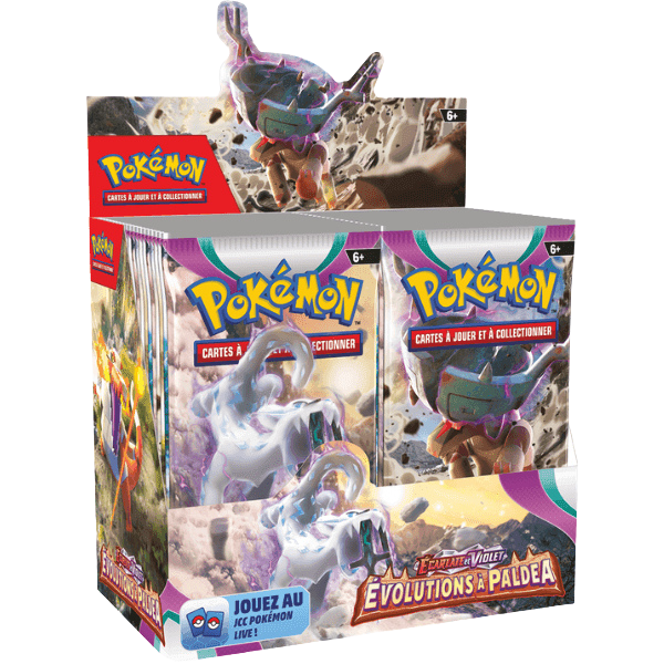Display Pokémon Évolutions à Paldea EV02 – Écarlate & Violet | CollectorShop Maroc