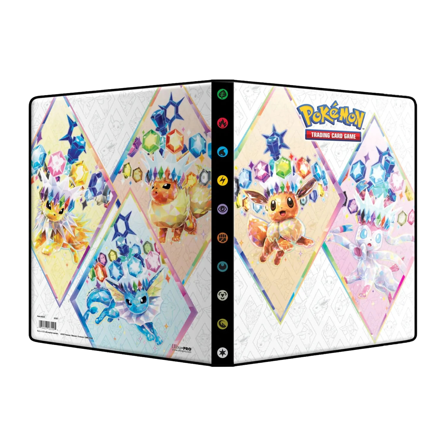 Portfolio Pokémon 9 poches evolutions prismatiques - Accessoires pour jeux de cartes | Collectorshop Maroc
