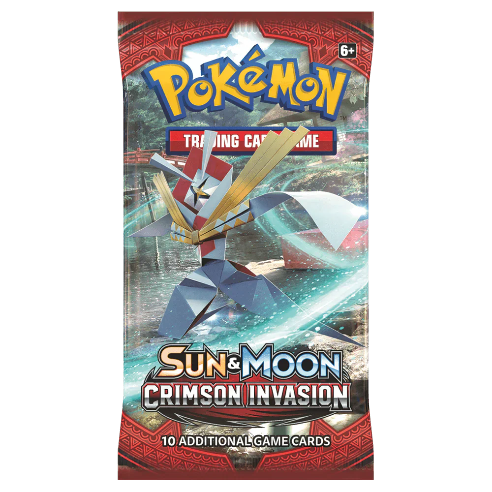 Booster Pokémon Sun & Moon - Crimson Invasion - ENG | Collectorshop Maroc