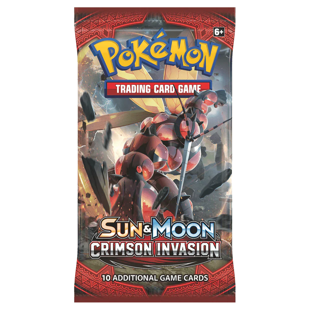 Booster Pokémon Sun & Moon - Crimson Invasion - ENG | Collectorshop Maroc
