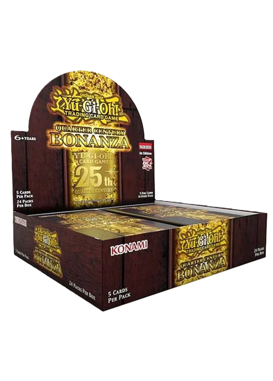 Display Yu-Gi-Oh! Quarter Century Bonanza 25th Anniversary 1st Edition | Collectorshop.ma Maroc