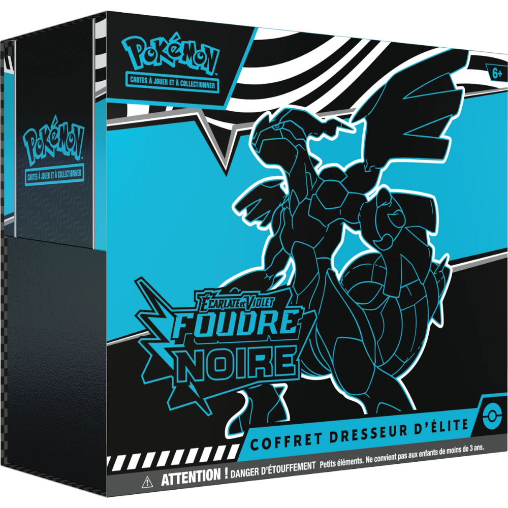 Coffret Dresseur d’Élite Pokémon ETB EV10.5 Foudre Noire | CollectorShop Maroc