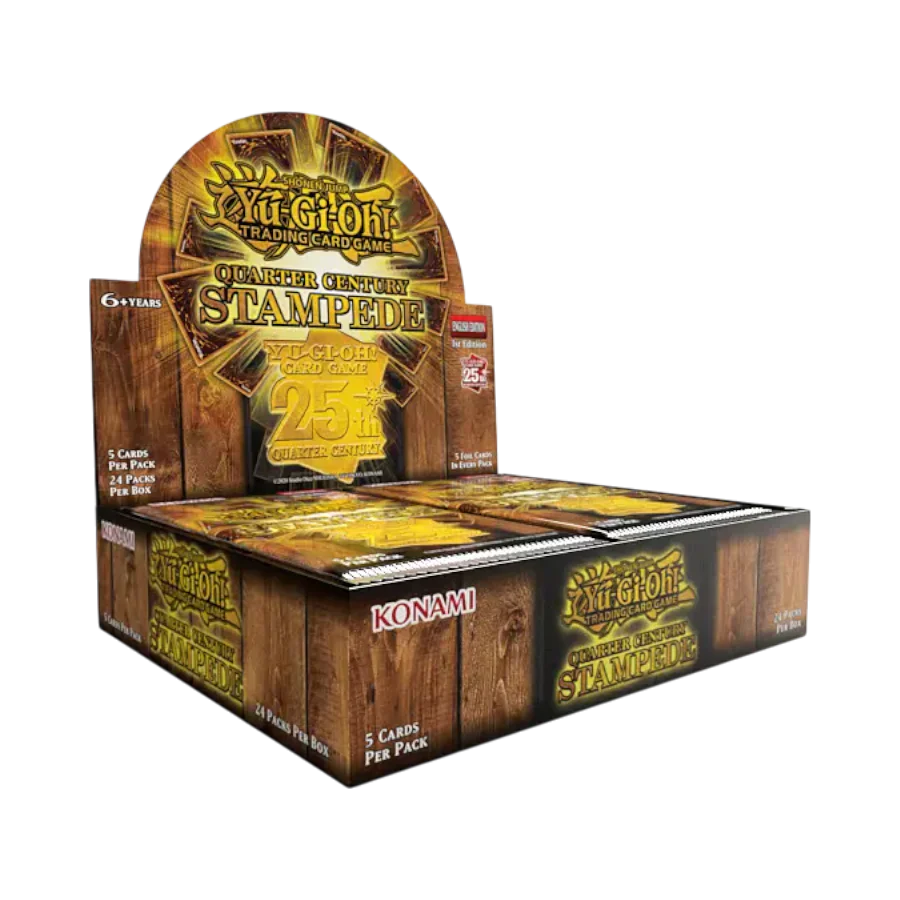 Display Yu-Gi-Oh! Quarter Century Stampede – 1st Edition | Collectorshop Maroc