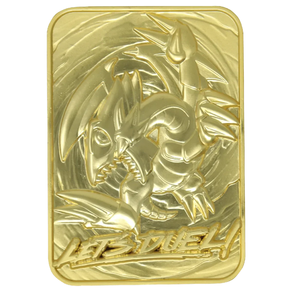 Yu-Gi-Oh! Blue Eyes Toon Dragon Limited Edition – Carte Métal Plaquée Or 24K | CollectorShop Maroc