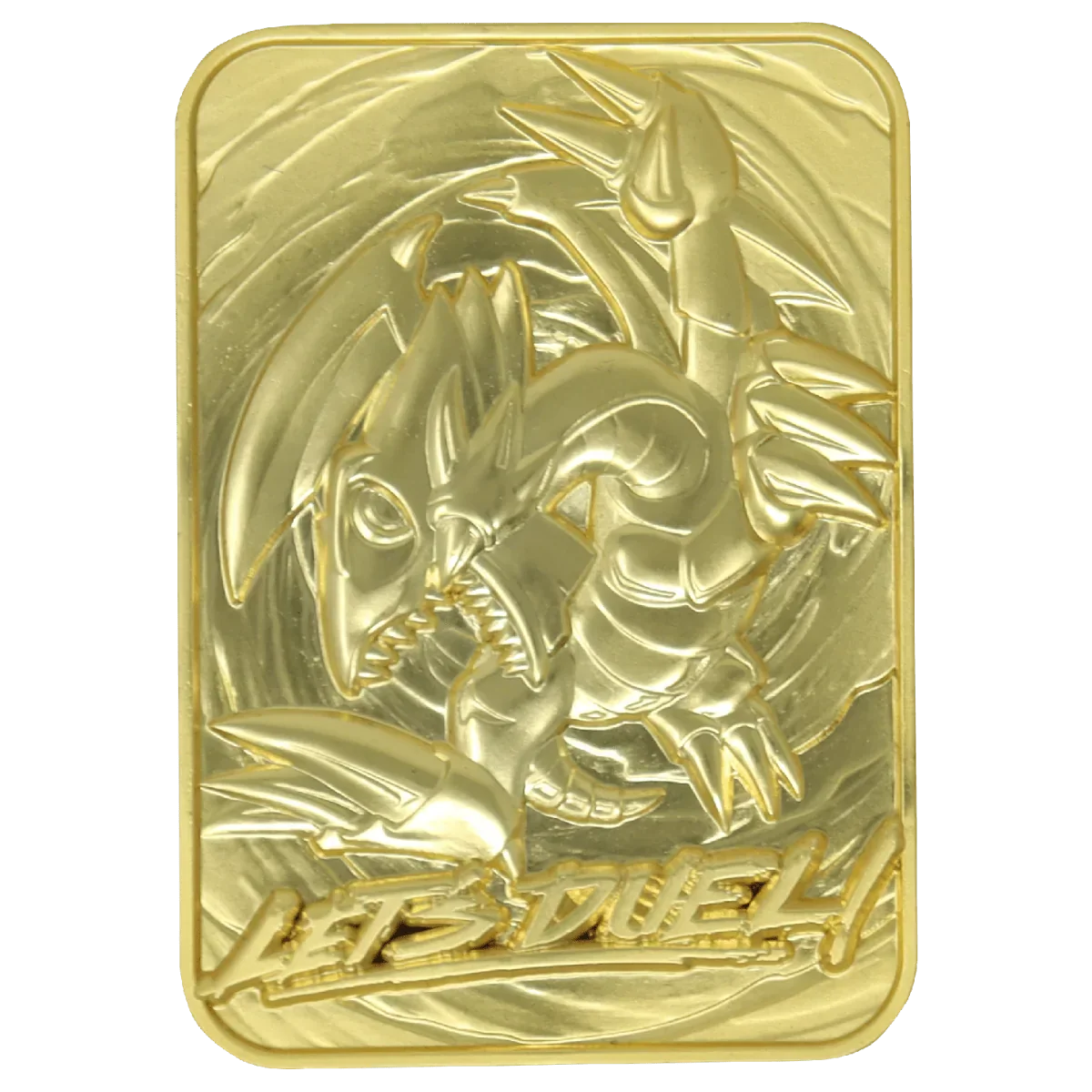 Yu-Gi-Oh! Blue Eyes Toon Dragon Limited Edition – Carte Métal Plaquée Or 24K | CollectorShop Maroc