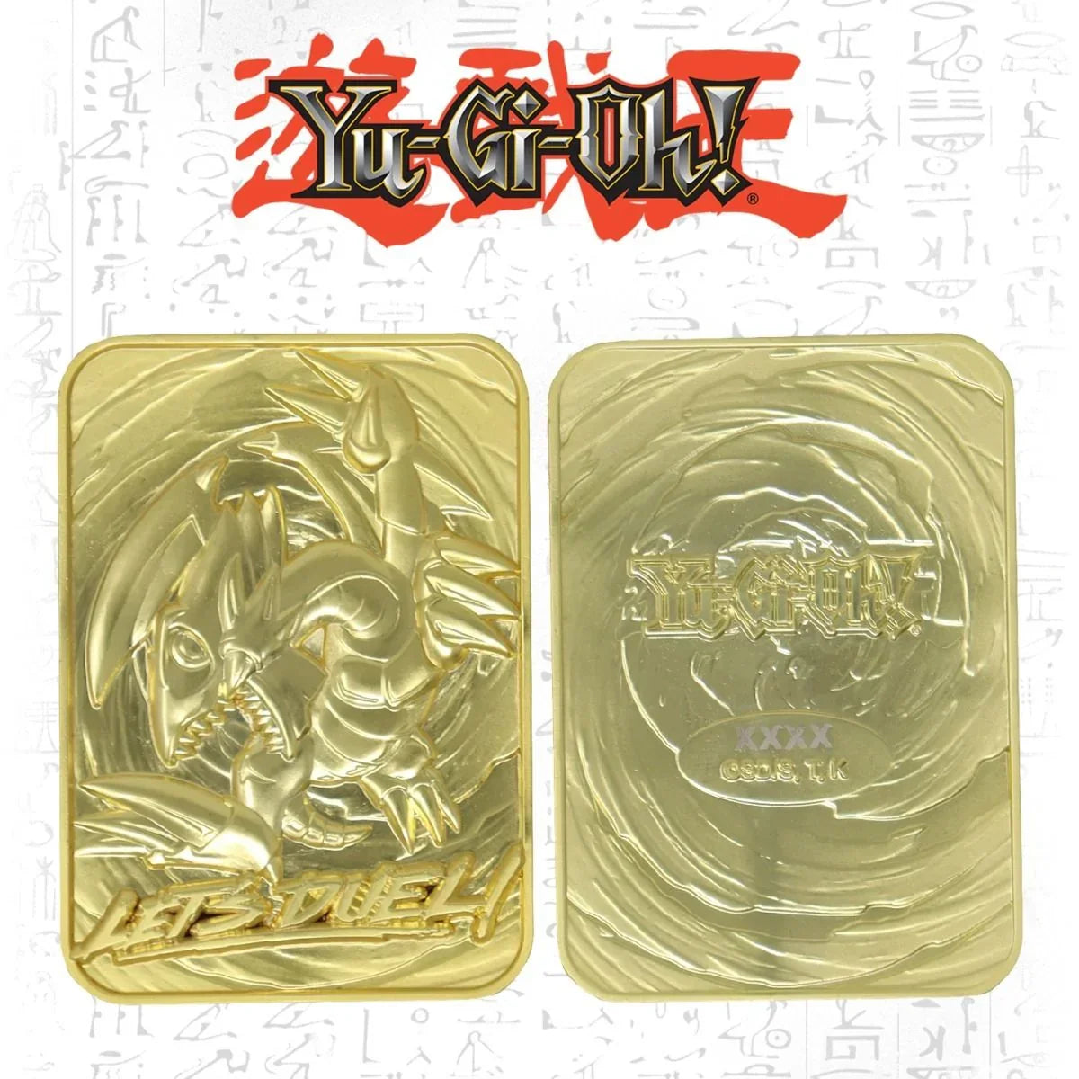 Yu-Gi-Oh! Blue Eyes Toon Dragon Limited Edition – Carte Métal Plaquée Or 24K | CollectorShop Maroc